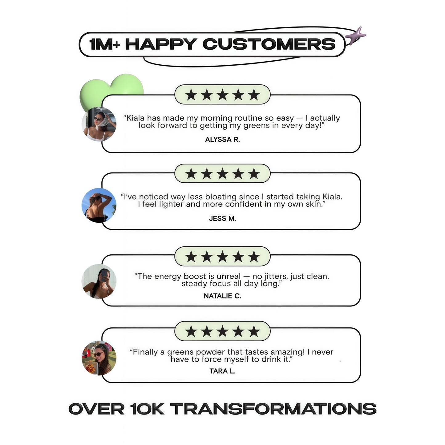 Kiala Nutrition Super Greens Watermelon Slush 30 Servings